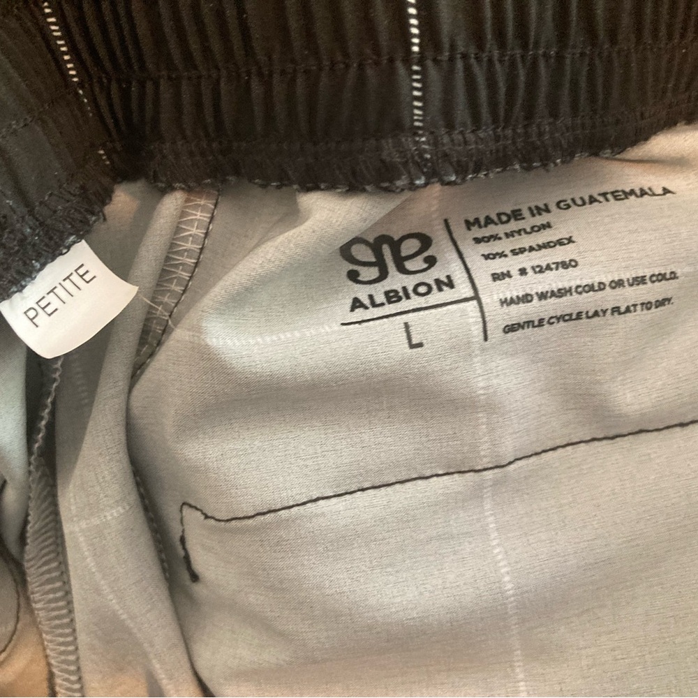 Albion Audrey Wide Leg Pants in Windowpane - Picture 4 of 6